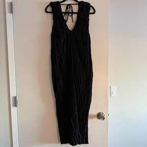 Free People Agatha Sleeveless Midi Dress, Black, size XS